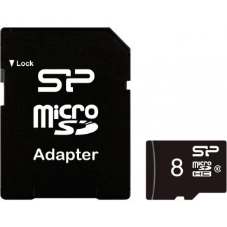 Atminties kortelė - Silicon Power memory card microSDHC 8GB Elite + adapter